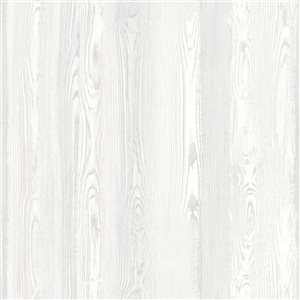 ESTA Home Non-woven Unpasted Cady Ivory Wood Panel Wallpaper