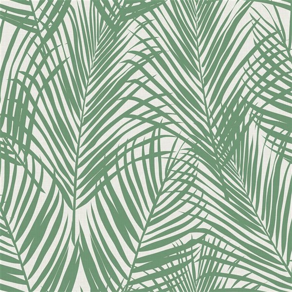 ESTA Home Non-woven Unpasted Fifi Green Palm Frond Wallpaper