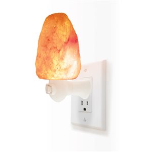 Brookstone 6.1-in Himalayan Crystal Salt Night Light