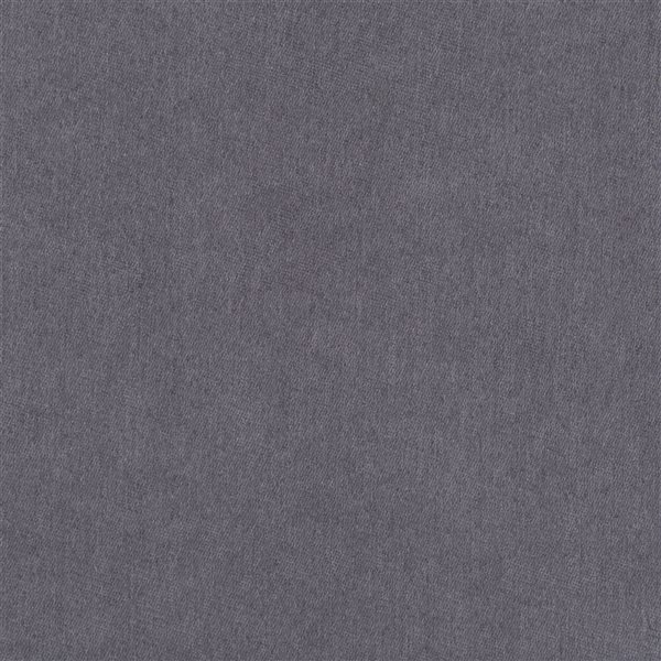 CorLiving Microfiber Mid-Century Modern Ottoman 33-in X 22.75-in - Grey