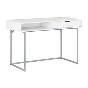 CorLiving Auston 47-in White Modern/Contemporary Computer Desk