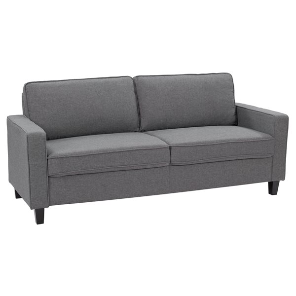 Canapé moderne Georgia par CorLiving en polyester gris