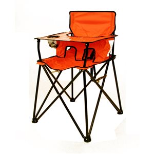 Chaise pliante de camping par Ciao Baby, tangerine