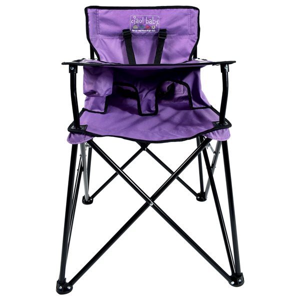 Ciao Baby Purple Folding Camping Chair