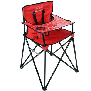 Chaise pliante de camping par Ciao Baby, rouge