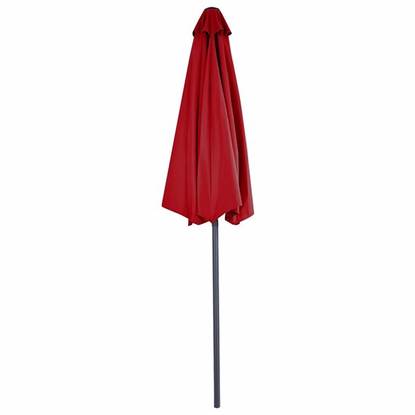 Costway 8.7-ft Wine Garden Patio Umbrella Crank