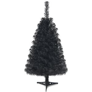 Costway 3-ft Black PVC Artificial Halloween Tree