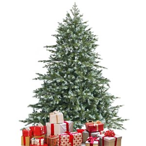 Costway 6-ft Hinged Artificial Spruce Christmas Tree