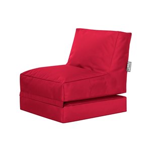 Gouchee Home Twist Brava Red Bean Bag Chair