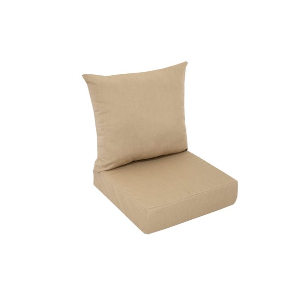 beige deep seat cushions