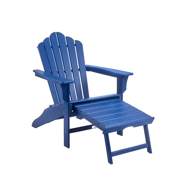 plastic stationary adirondack chair