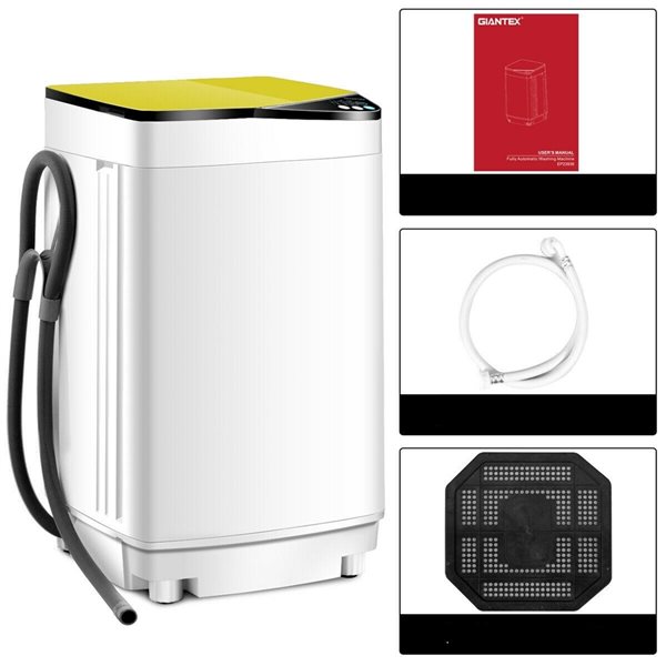 CASAINC White 16-in Full Automatic Washing Machine