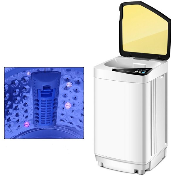 CASAINC White 16-in Full Automatic Washing Machine