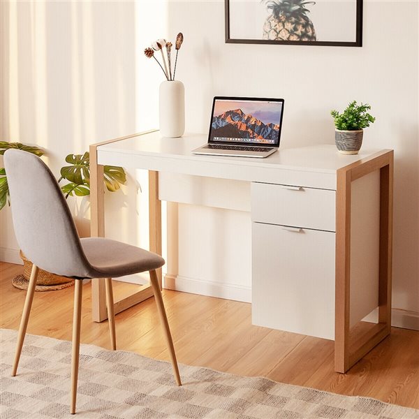 44 inch desk with drawers