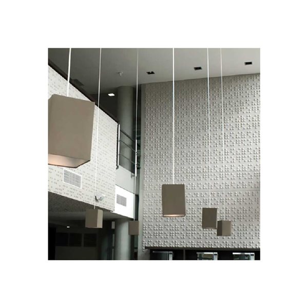 Wall Flats 22.5-sq. ft. White Textured 3-Dimensional Wall Panels with Braille Pattern