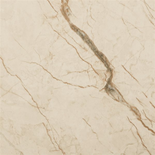 Dundee Deco Falkirk Fermoy 12-in x 24-in Cream Peel-and-Stick Luxury Vinyl Tile Flooring - 10-Piece