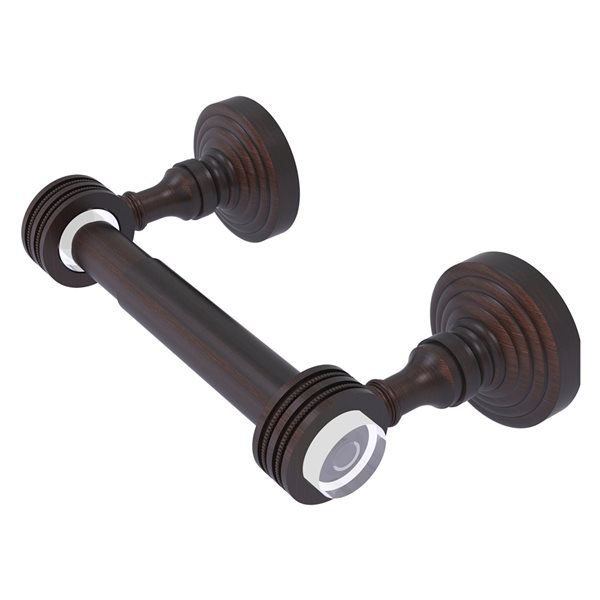 Allied Brass Pacific Grove Wall Mount Double Post Toilet Paper Holder in Venetian Bronze