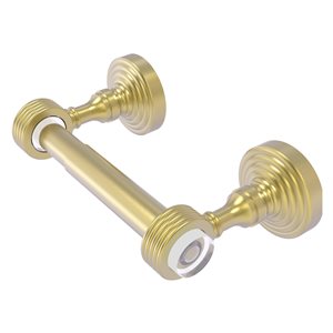 Allied Brass Pacific Grove Satin Brass Finish Wall Mount Double Post Toilet Paper Holder