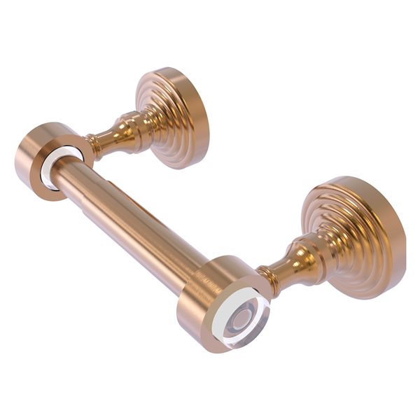 Allied Brass Pacific Grove Brushed Bronze Wall Mount Double Post Toilet Paper Holder