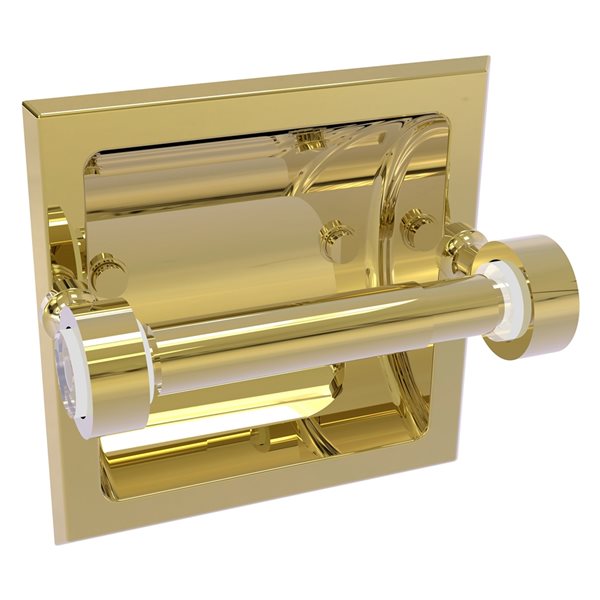 Allied Brass Pacific Grove Unlacquered Brass Recessed Double Post   330916252 MainImage 001 L 