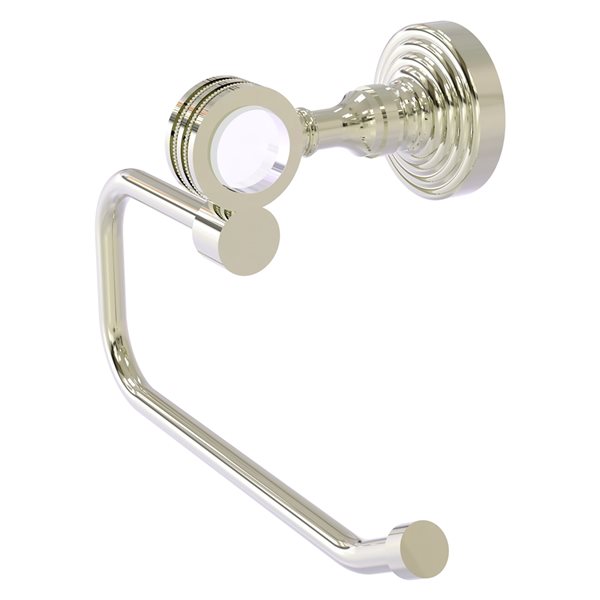 Allied Brass Pacific Grove Wall Mount Single Post Toilet Paper Holder - Polished Nickel
