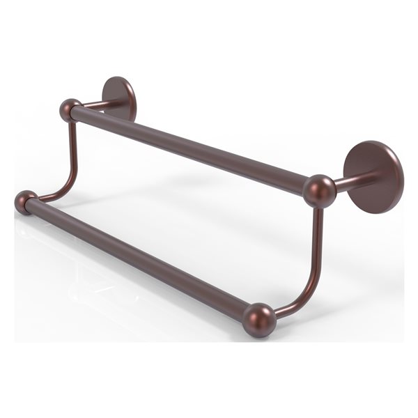 Allied Brass Prestige Skyline 36-in Double Antique Copper Wall Mount Double Towel Bar