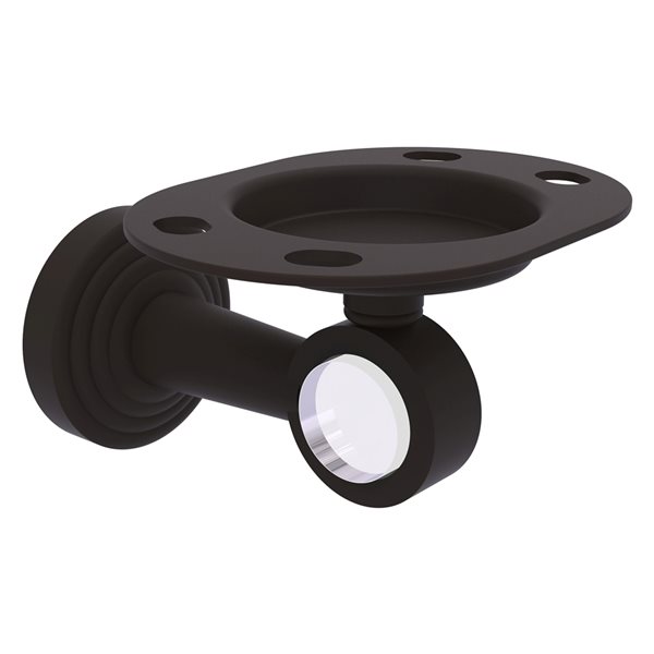 Allied Brass Pacific Beach Oil Rubbed Bronze Brass Tumbler and Toothbrush Holder