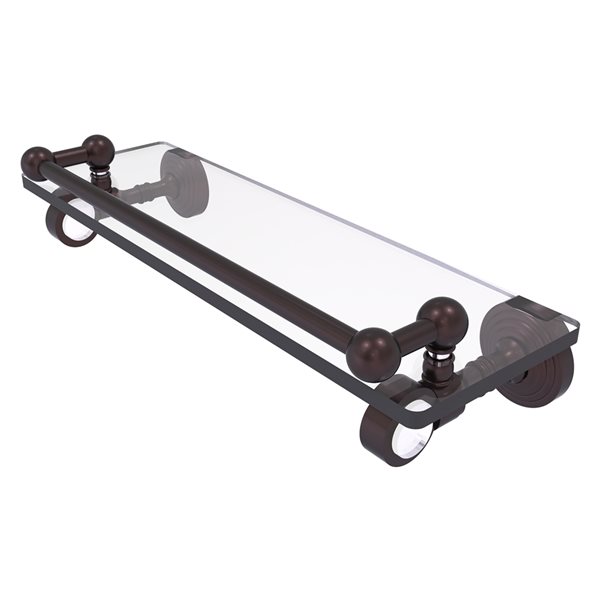 Allied Brass Pacific Grove Antique Bronze 16in Wall Mounted Bathroom