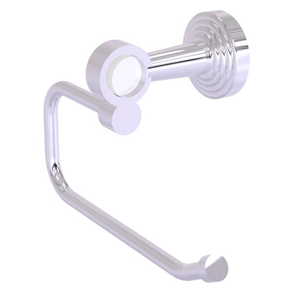 Allied Brass Pacific Beach Polished Chrome Wall Mount Single Post Toilet Paper Holder