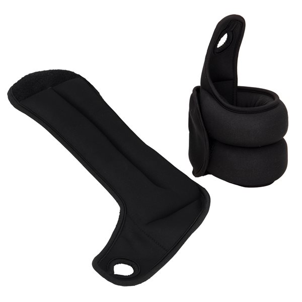 Mind Reader 2-lb Black Adjustable Wrist Weights - Set of 2 A2WWLB2-BLK ...