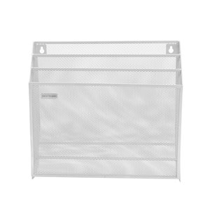 Mind Reader 12.75-in W x 11.5-in H 3-Tier Freestanding Metal Vertical Shelf