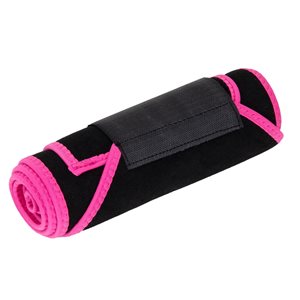 Mind Reader Large Black and Pink Waist Trainer Belt