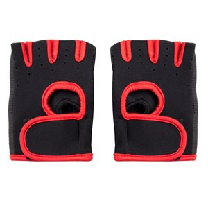 Mind Reader Large Black and Pink Workout Gloves - Set of 2