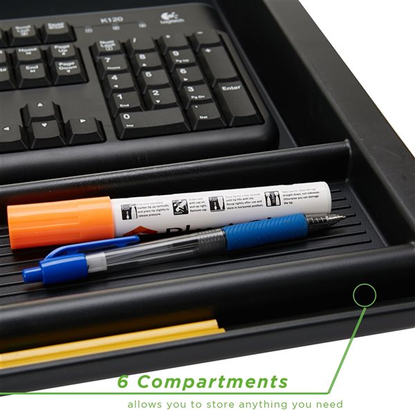 Mind Reader 16-in X 21-in Multi-use Insert Drawer Organizer in Plastic