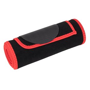 Mind Reader Large Black and Red Waist Trainer Belt