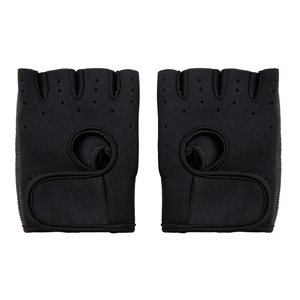 Mind Reader Large Black Workout Gloves - Set of 2