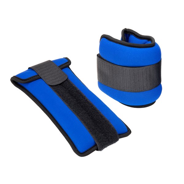 Mind Reader 1-lb Blue Ergonomic Wrist Weights - Set of 2 2WWLB1-BLU | RONA