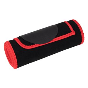 Mind Reader Medium Black and Red Waist Trainer Belt