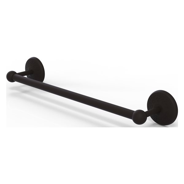 Allied Brass Monte Carlo 24-in Polished Brass Wall Mount Single Towel Bar