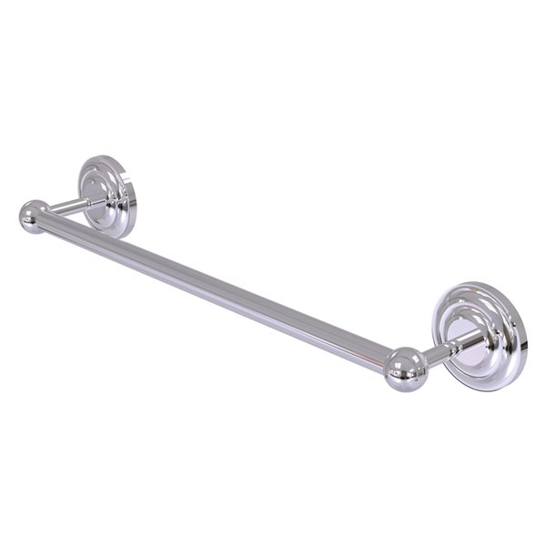 Allied Brass Prestige Que New 30-in Polished Chrome Wall Mount Single Towel Bar