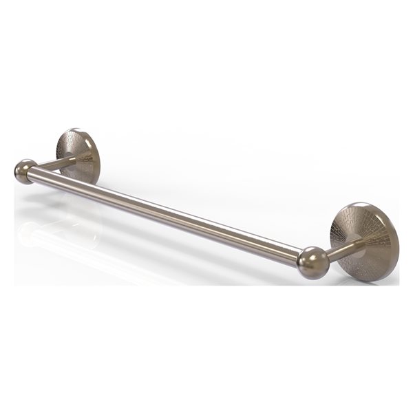 Allied Brass Prestige Monte Carlo 18-in Antique Pewter Wall Mount Single Towel Bar