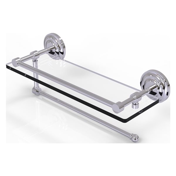 Allied Brass Prestige Que New Polished Chrome Paper Towel Holder with ...