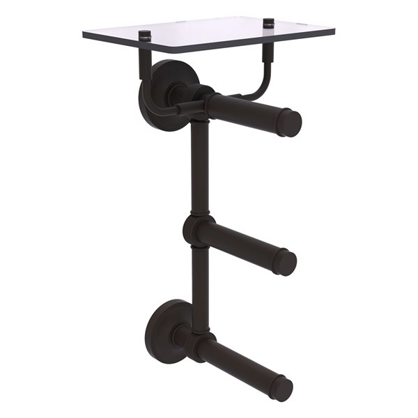 Allied Brass Prestige Regal Oil-Rubbed Bronze Single Post Wall Mount Toilet Paper Holder