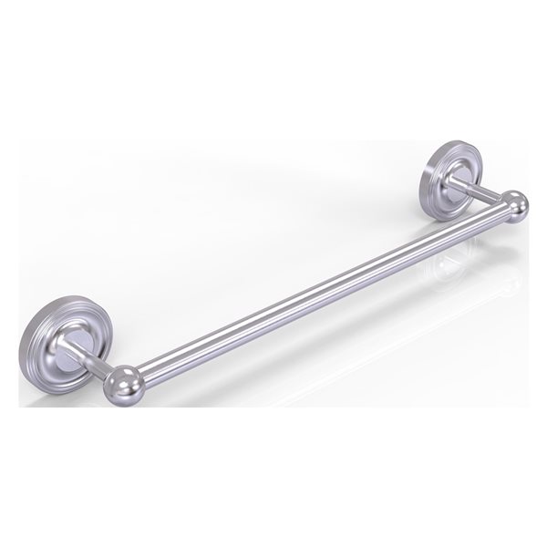 Allied Brass Prestige Regal 30-in Satin Chrome Wall Mount Single Towel Bar