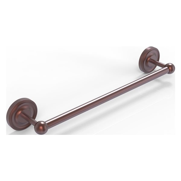 Allied Brass Prestige Regal 30-in Antique Copper Wall Mount Single Towel Bar