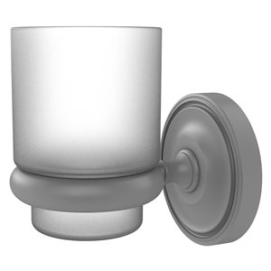 Allied Brass Prestige Regal Matte Grey Tumbler Holder