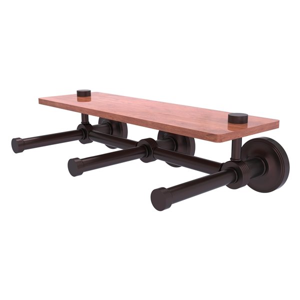 Allied Brass Prestige Regal Antique Bronze Wall Mount Single Post Toilet Paper Holder