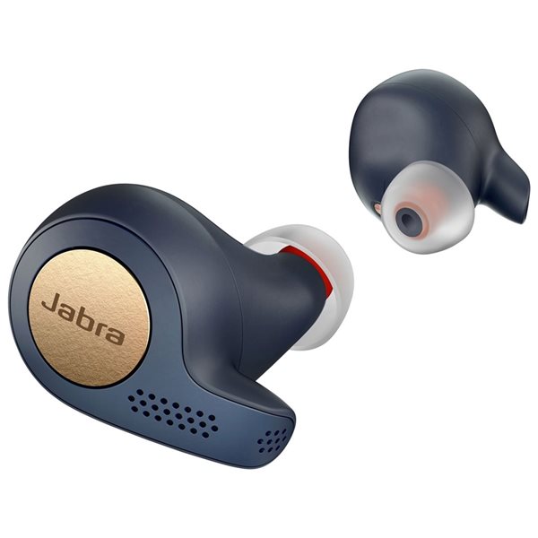 Écouteurs boutons Elite Active 65t sans fil de Jabra, cuivre/bleu