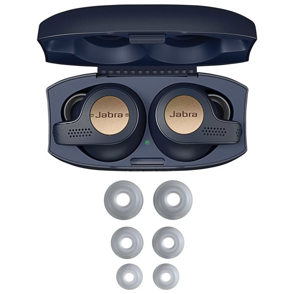 Écouteurs boutons Elite Active 65t sans fil de Jabra, cuivre/bleu