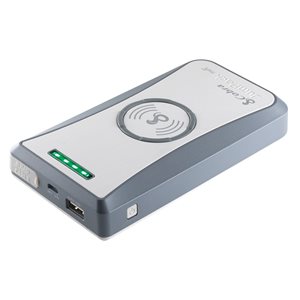 Mini chargeur de batterie polyvalent JumPack CPP8500 de Cobra, argent